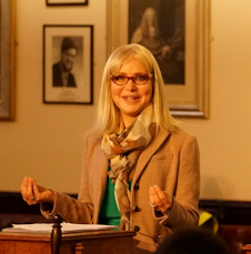 Louise Haagh at the Cambridge Union April 2018